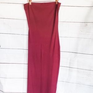 Strapless Midi Dress Large *Never Worn*